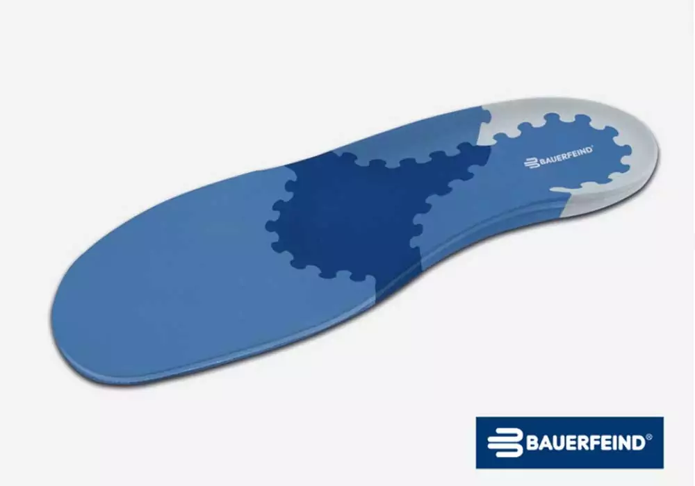 Einlagen blau Bauerfeind Schuheinlage