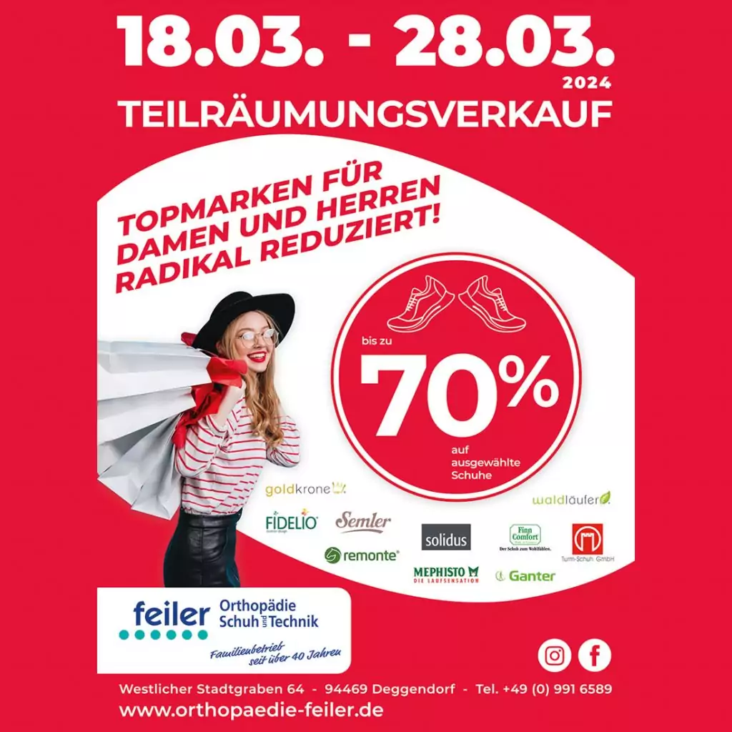 Teilräumungsverkauf